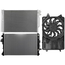 For 2016 2017 2018 Chevrolet Malibu Electric Radiator Condenser Cooling Fan Kit