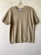 BFA Classics Short Sleeve Sweater  Med.