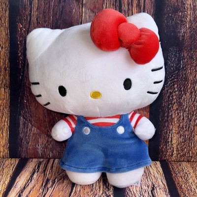 2023 Sanrio Hello Kitty and Friends Kidrobot Blue Overalls Plush Stuffed Toy