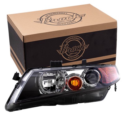 Fits Acura TSX 04 05 Drivers HID Headlight Assembly - Lens w/ Black Housing