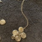 Vintage Spiral cluster silver tone necklace broken needs repair — photo 8