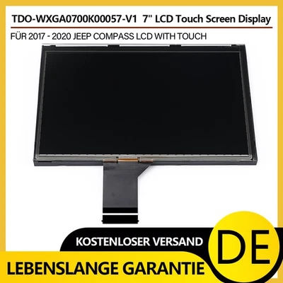 Monitor LCD 7" display touch screen ricambio per autoradio JEEP Compass 2017-2020