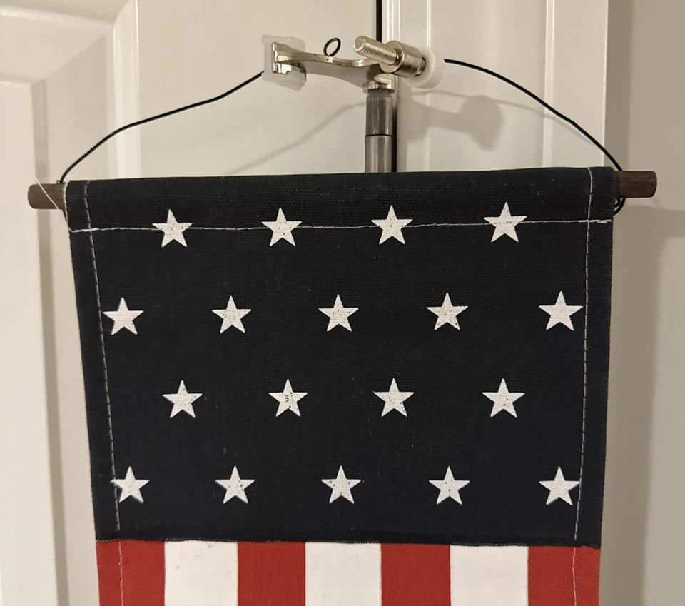 Американский флаг длиной 18 звезд тонкий баннер хлопок ширина 8 футов x длина 29 дюймов патриотический США - Изображение 2 из 4