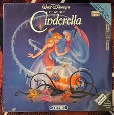 Disney's Cinderella 1950 Laserdisc Sealed Animation