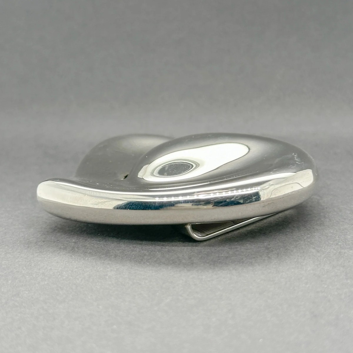 Tiffany & Co Sterling Silver 925 Full Heart Peretti 1978 Belt Buckle 3.72 x 3.8\