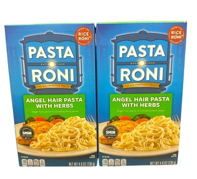 PASTA RONI - Angel Hair Pasta With Herbs - 2 Boxes 4.7oz Each | eBay