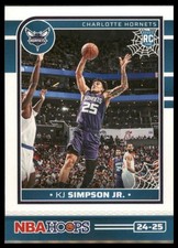 2024-25 Hoops Haunted Hoops #233 KJ Simpson Jr.