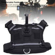 .Dog Harness Mount For Action Camera Nylon Chest And Back Fixation Pet Harness