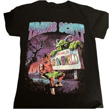 Travis Scott  Welcome To ASTROWORLD  Graphic Print T Shirt Adult Small Read Desc