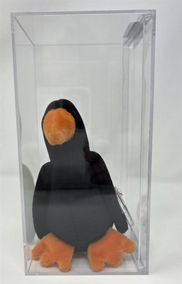 Authenticated Caw Crow Ty Beanie Baby 3rd 1st Gen MWMT 
