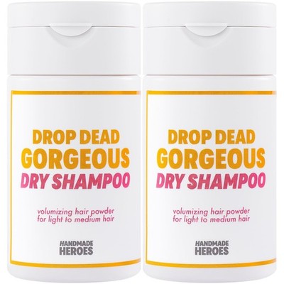 Drop Dead Gorgeous Non Aerosol Dry Shampoo Volume Powder 1.8oz, 100% Natural ...