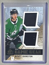 Wyatt Johnston 2025 Upper Deck SP Game Used #GG-WJ Patch Gear /10
