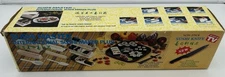 Sushi Master Plus Chef Knife w 2 Chopstick Spoons Ultra Sushi Maker Molds Boxed