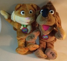 Fisher Price The Puzzle Place Plush. Nuzzle  Sizzle. VGT 1994. 14" Tallest.