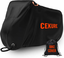 Heavy Duty Bike Cover, Waterproof, 210D Oxford, Tear Resistant, Windproof