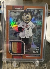 2026 Topps Series 1 Celebration (MAS-TCB) T.C Bear /25 Twins Mascot Patch Relic