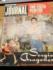 The Comics Journal Magazine 128 Sergio Aragones Moebius Incal Art Spiegelman