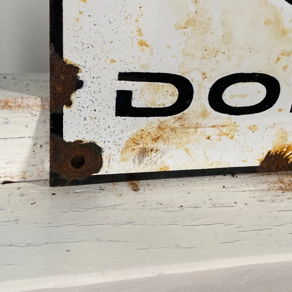 Dodge Enamel Sign - 22x20cm (8.7x7.9") - Nice Garage Collector Advertising Decor - Image 4 of 4