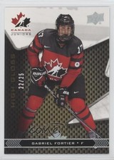 2018 Upper Deck Team Canada Juniors High Gloss 22/25 Gabriel Fortier #47 5gf