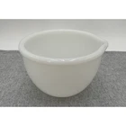 Vintage SUNBEAM 20CJ Mixer Bowl Milk Glass by Glasbake w/ Pour Spout Made in USA