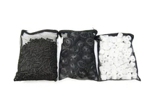 1 lb Active Carbon + 30pcs Bio Balls + 500g Ceramic Rings for aquarium filter