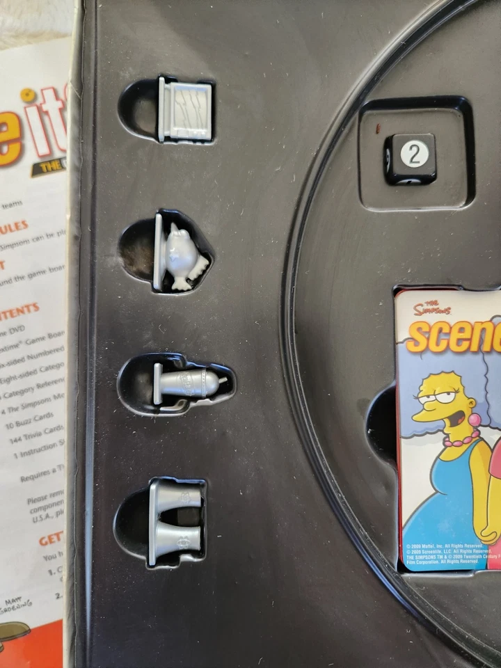 The Simpsons Scene It The DVD Board Game 2009 Mattel Family Game Complete - Image 4 of 4