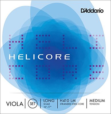 D'Addario Helicore Viola String Set, Long Scale, Medium Tension