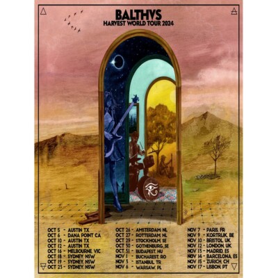 Poster Balthvs Harvest World Tour 2024 Poster, Balthvs poster, home decor
