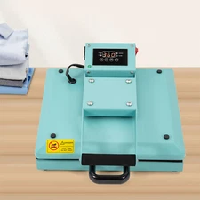 15 x 15" Digital Clamshell Heat Press Transfer T-Shirt Sublimation Press Machine