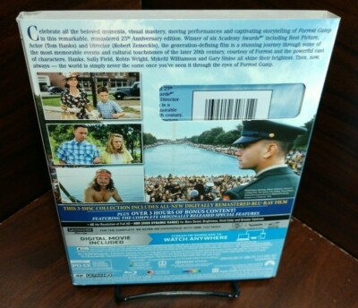 Forrest Gump-25th Anniversary (4KUltra HD + Blu-ray)Slipcover-NEW