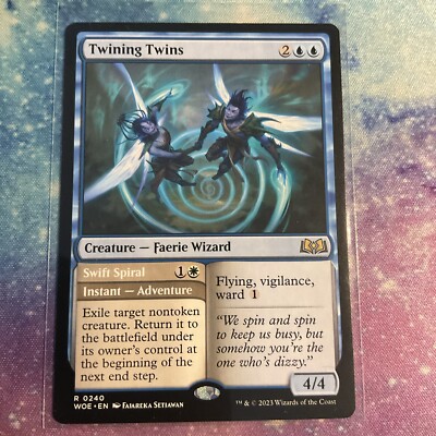 Twining Twins // Swift Spiral (REGULAR) x1 - MTG Wilds of Eldraine WOE #240