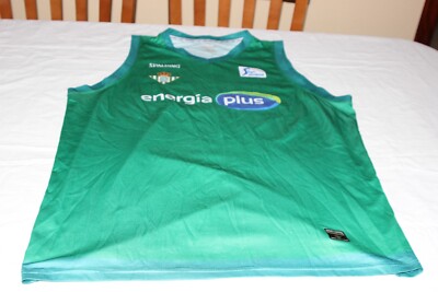 Offizielles Basketballtrikot Des Real Betis Energia Plus Marke Spalding T/Xl