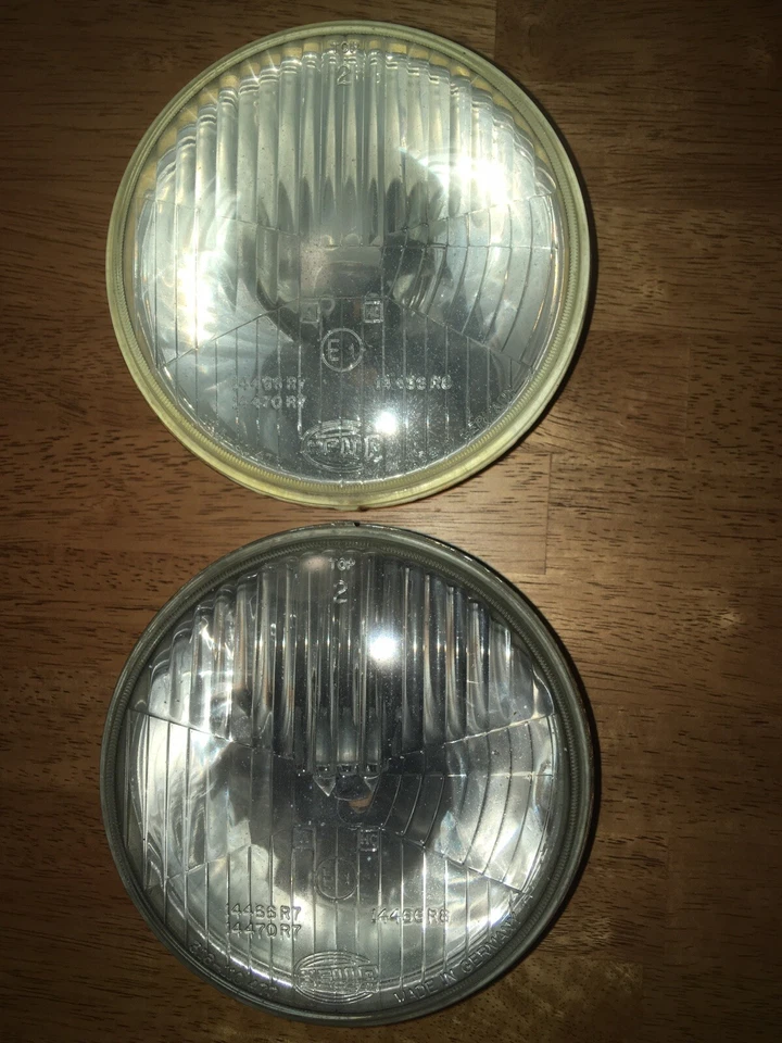 Hella H1 High Beam 135mm Headlights 5.75” Made In Germany - Image 2 of 4