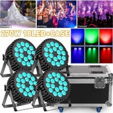 270W 18LED Par Light RGBW LED Stage Effect Lighting DMX DJ Disco Show Light Case