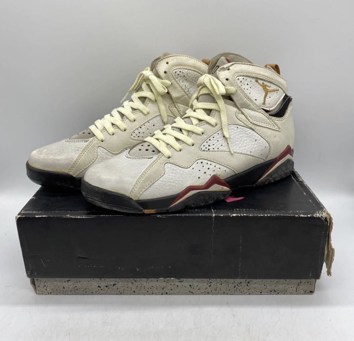 NIKE AIR JORDAN 7 CARDINAL US11 Made in Taiwan 1992 Vintage Used 