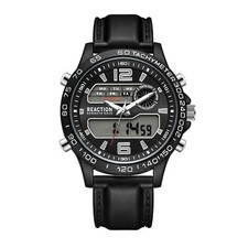 Kenneth Cole Reaction Men's Analog Digital Watch Silicone Strap KRWGP2184102