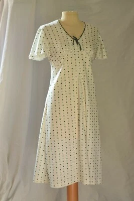 ROBE à pois vintage Hippie BOHEME 1970 Dress TBE taille 36 - Photo 1/3