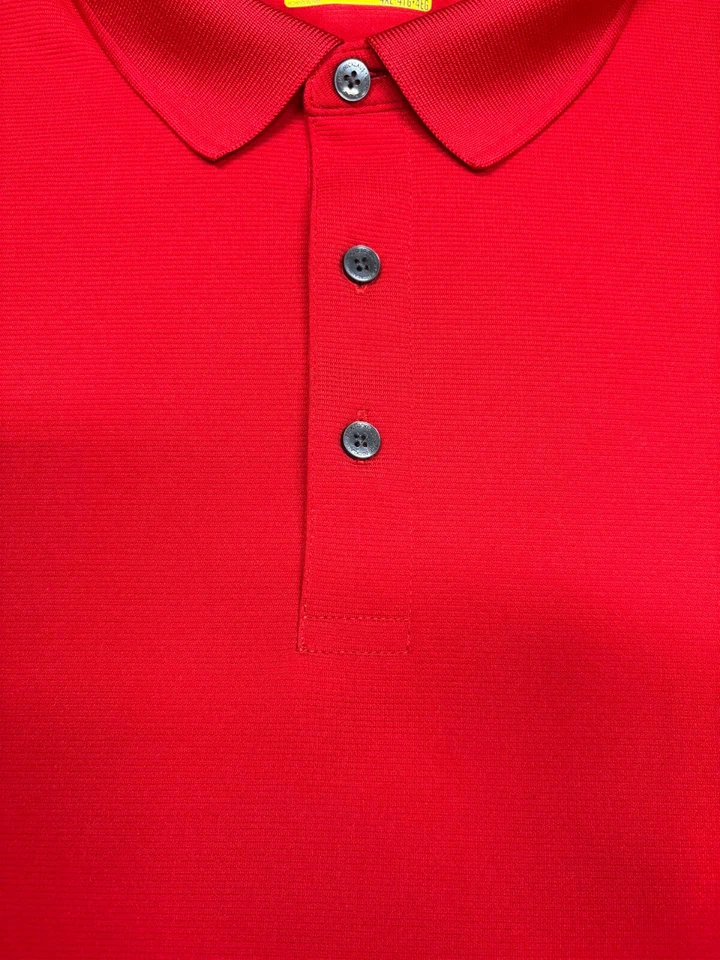 Jack Nicklaus Mens Pullover Knit Short Sleeve Red Polo Shirt 4X 4XL XXXXL - Image 2 of 4