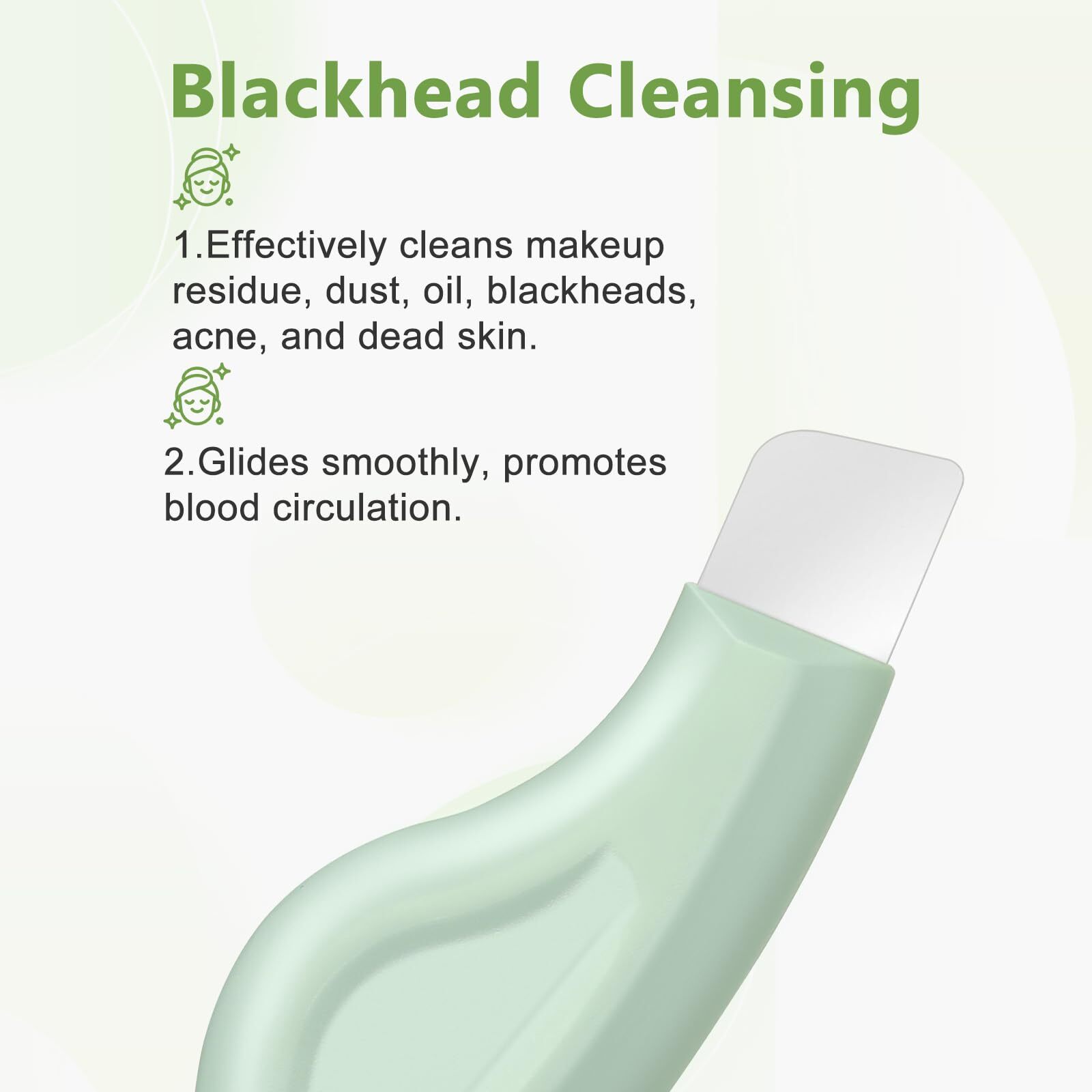 Wanocean Blackhead Remover Tool for Face NoseFace Spatula for Facial Cleansin...