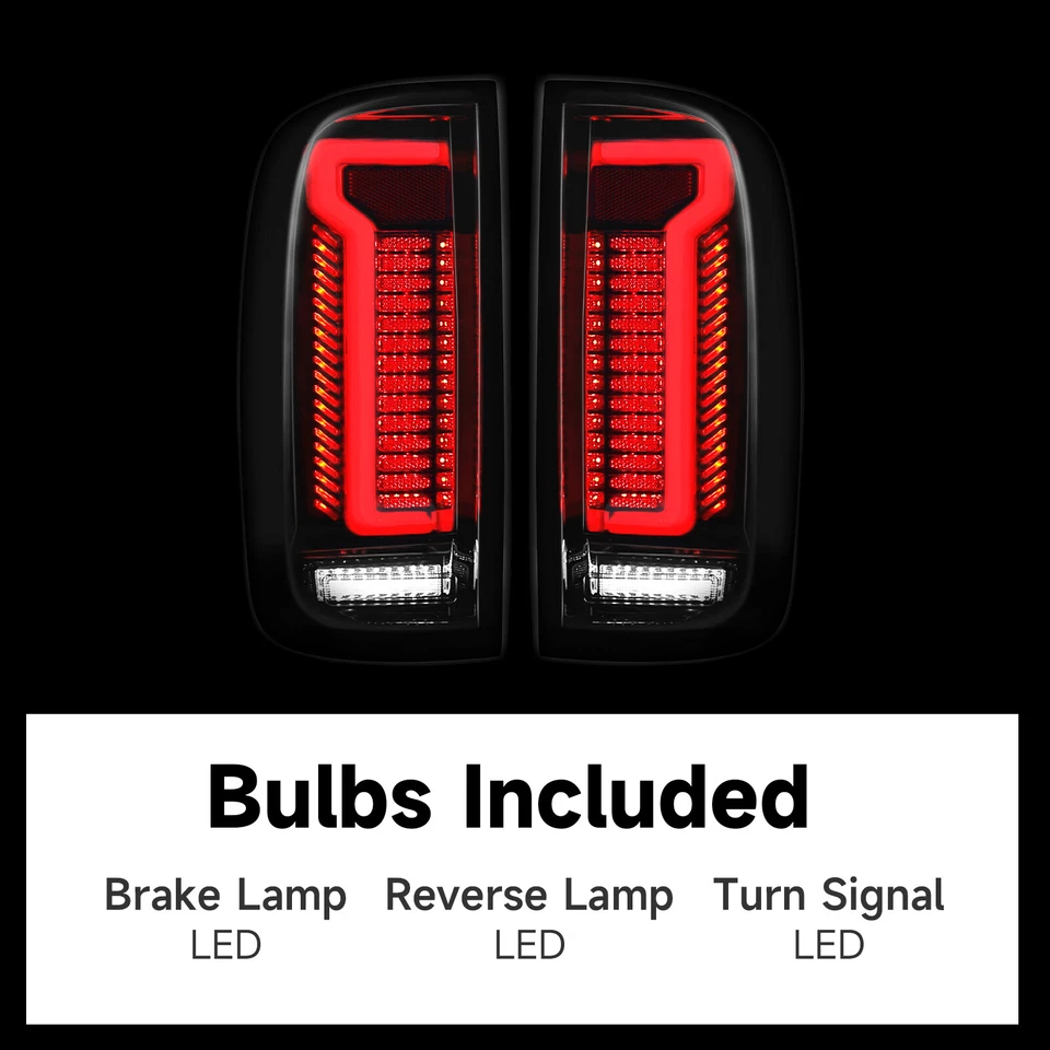Tail Lights LED Brake Turn Signal Lamps For 2015-2022 Chevy Colorado GMC Canyon Foto 2 de 4