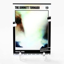 THE DIMMITT TORNADO Holographic Card GleeBeeCo Holo History Texas, 1995 #THTX
