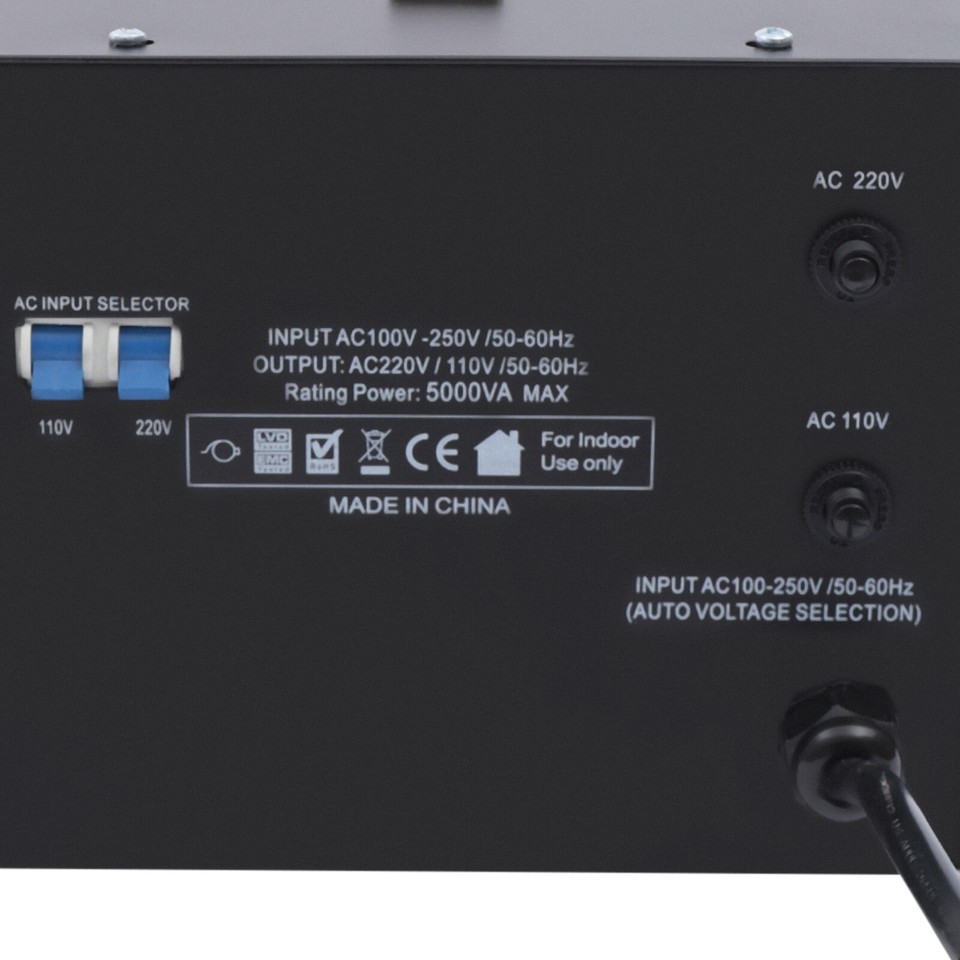 Régulateur Secteur Stabilisateur Tension 240V 110V 220V 10KVA 6KW 7KW 8kw 9kw 10kw 10kva 45a Protection Surcharge Court Circuit 64057555