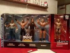 mattel fan favorites seth rollins dean ambrose rusev cesaro