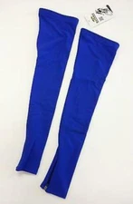 No Logo Super Roubaix Cycling LEG WARMERS in Royal Blue - by GSG