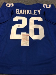 saquon barkley autographed jersey