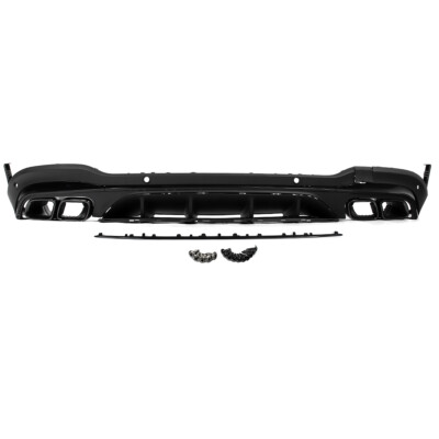 For 2020+ Mercedes-Benz GLC X253 Rear Bumper Diffuser w/ Exhaust