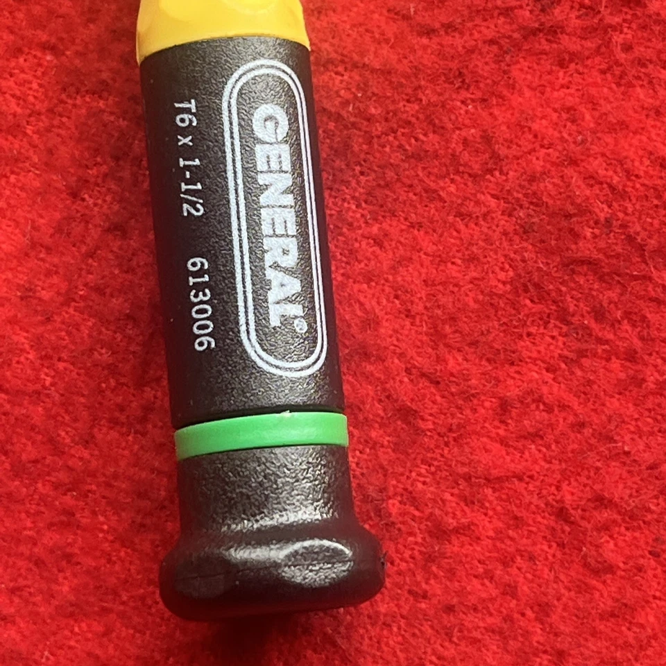 GENERAL TOOLS 613006 TORX SCREWDRIVER 76 x 1-1/2" (k23) - Image 2 of 3