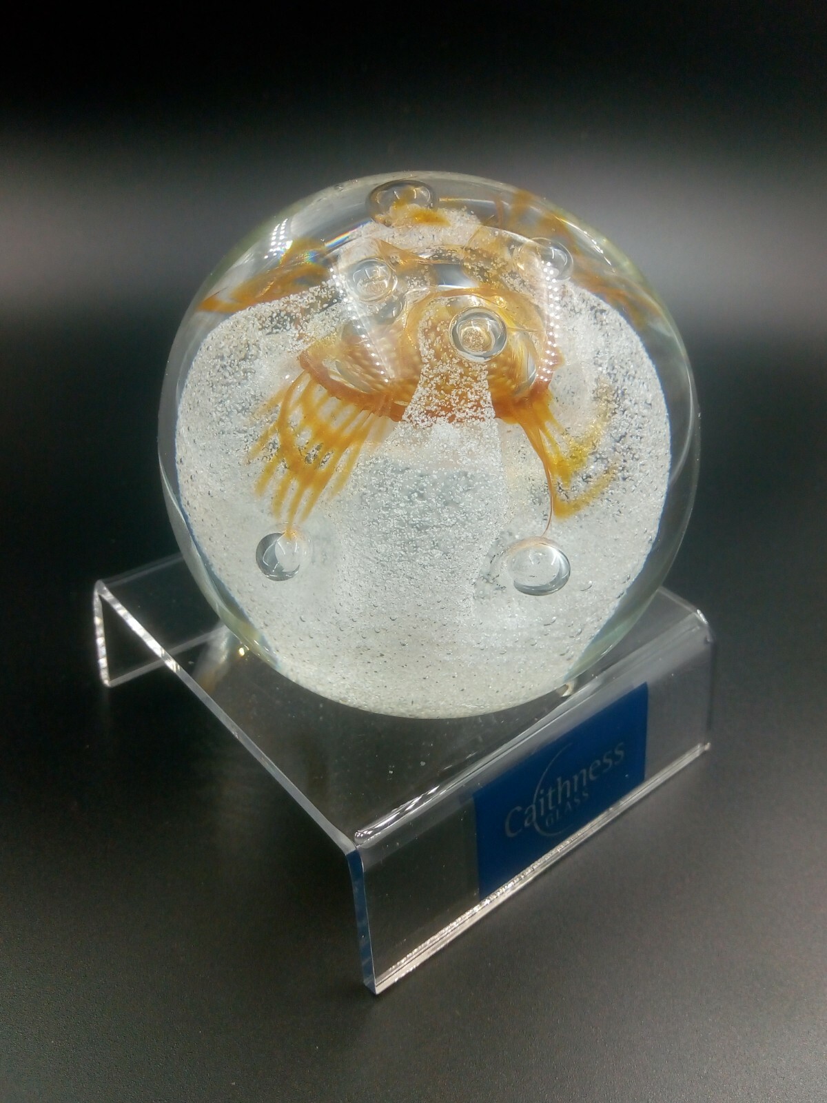 A selection of Caithness paperweight retail display stands & velvet gift pouches eBay