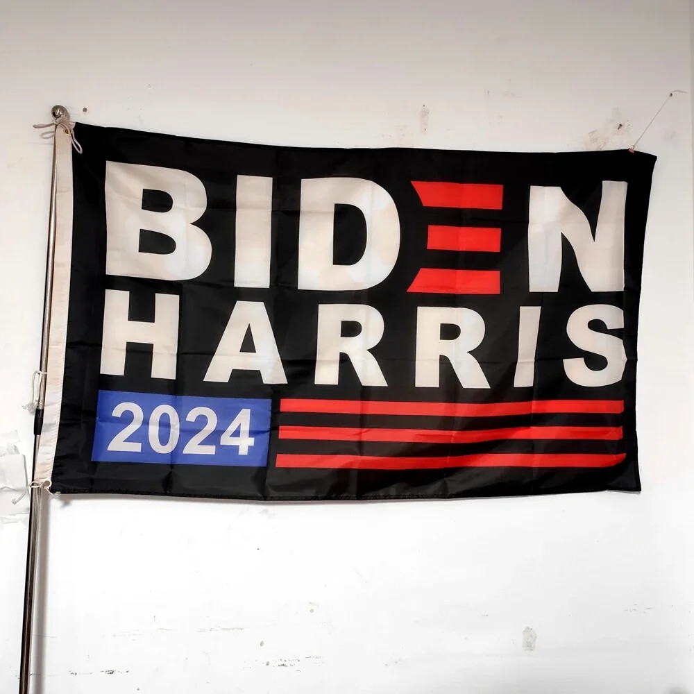 Flag Biden Harris 3x5 Piedi Bandiera Biden For President 2024 - Dimensioni 3x5 Piedi, In Poliestere, Stampata A Colori Con Biden E Harris Bandiera 3x5 Piedi Joe Biden Kamala Harris Poliestere
