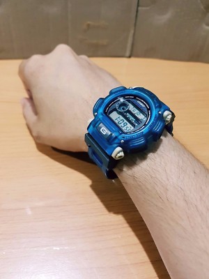 Vintage G-Shock Surfing X-treme Hip-Hop DW9000 Rare Color Blue Sky